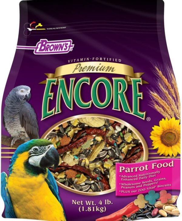Brown’s Encore Premium Parrot Food