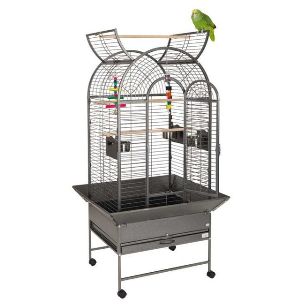 antique cortes parrot cage Cortes Top Opening Parrot Cage – Antique